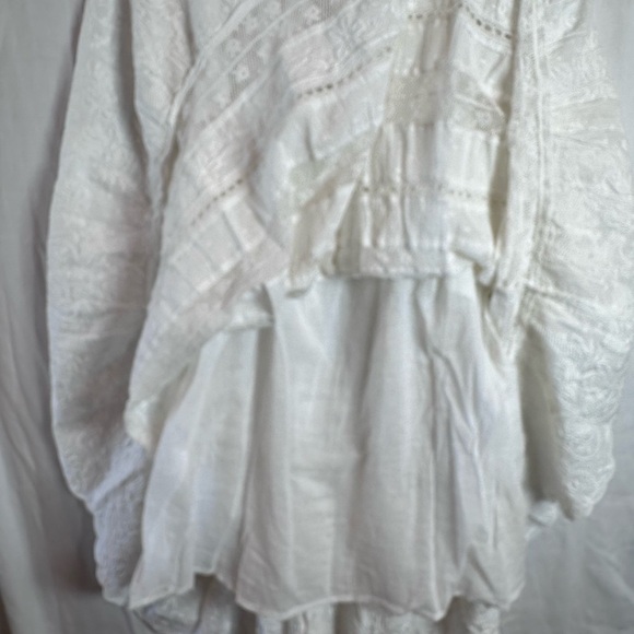 LOVESHACKFANCY
DONNA SKIRT - ANTIQUE WHITE - Picture 4 of 9